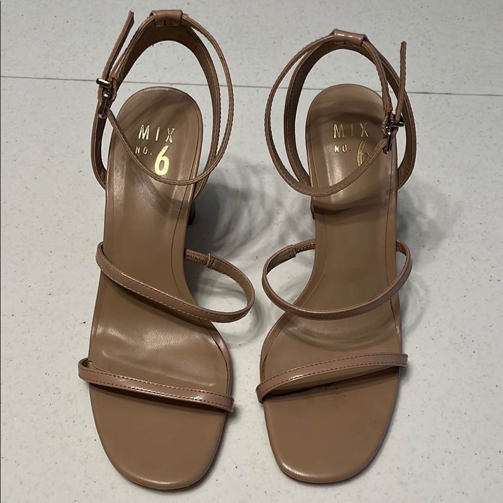 Mix No. 6 Tan Strappy Sandals